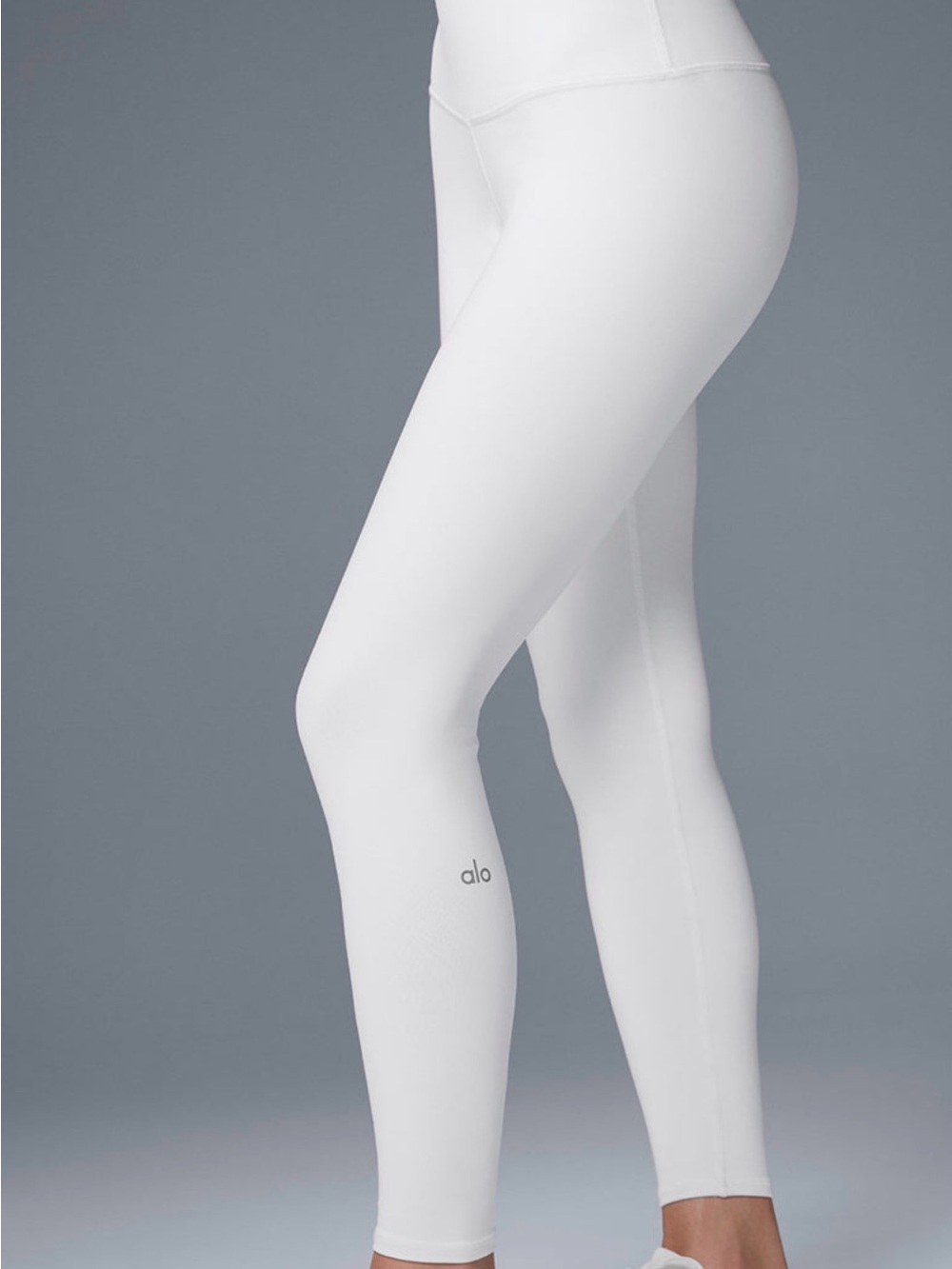 ALO Yoga  7/8 High-Waist Airbrush Legging White